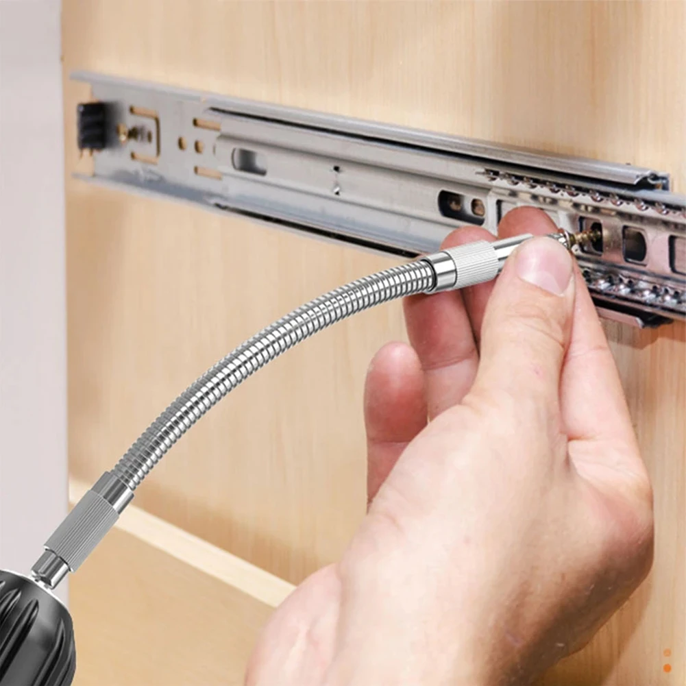 전기 스크루 드라이버 연장 로드 1 4 육각 유연한 샤프트 비트 거치대 150-400mm 드라이버 래칫 스크루 드라이버 수동 도구