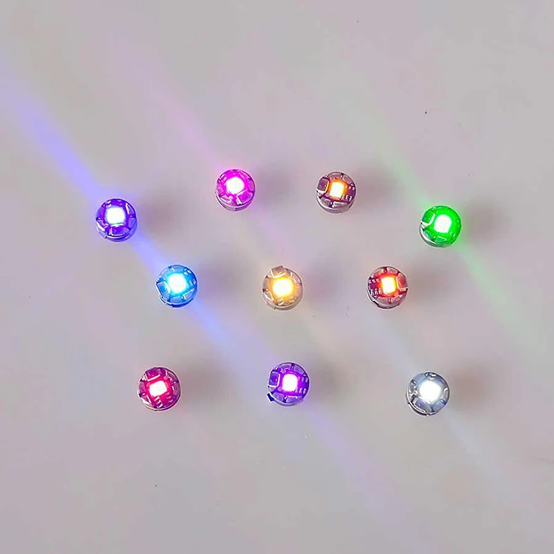 1 PC ไร้สาย LED รุ่นพร้อมแบตเตอรี่กดปุ่มสไตล์ Miniature LED โคมไฟสําหรับ DIY ทําหุ่นยนต์/รถยนต์/ตกแต่งบ้าน