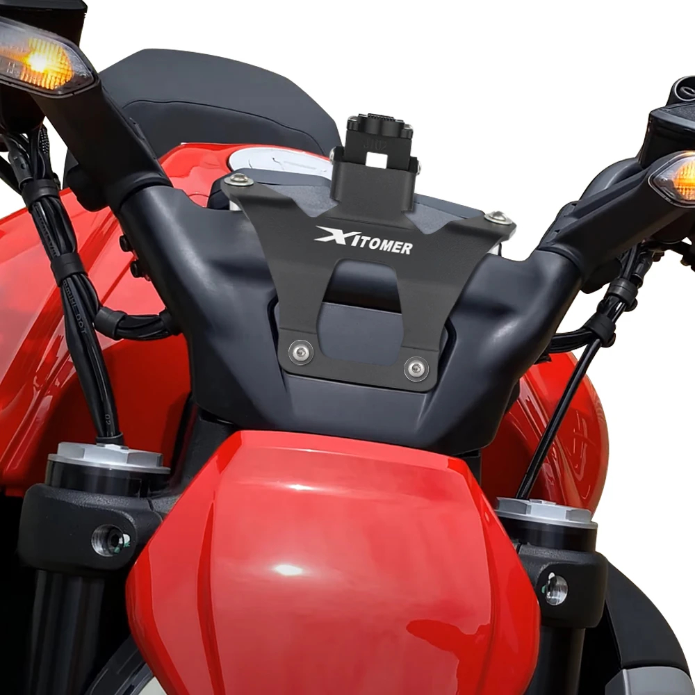 Fit For Ducati Diavel V4 2023 2024 2025 Motorcycle Accessories GPS Mount Navigation Plate Bracket Windshield Stand Phone Holder