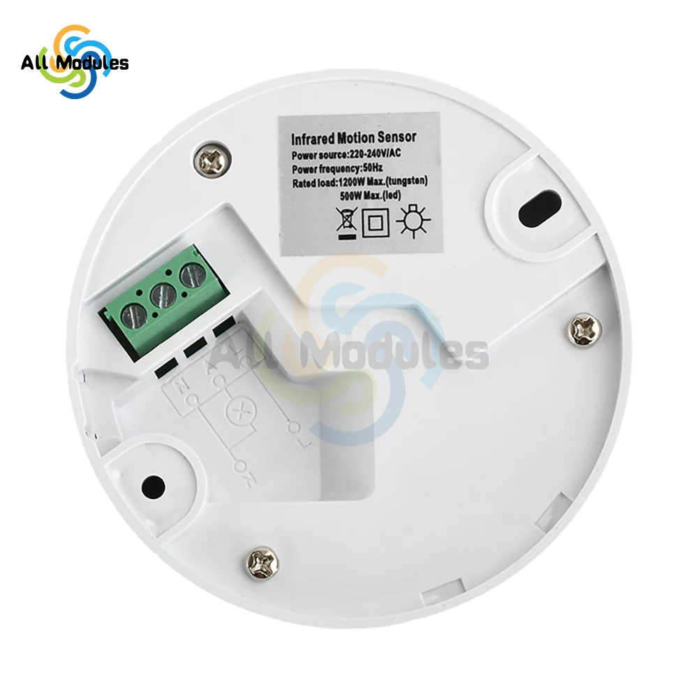 AC 220-240V 天井取り付け誘導スイッチ赤外線モーションセンサー検出自動センサーライトスイッチ人体センサー