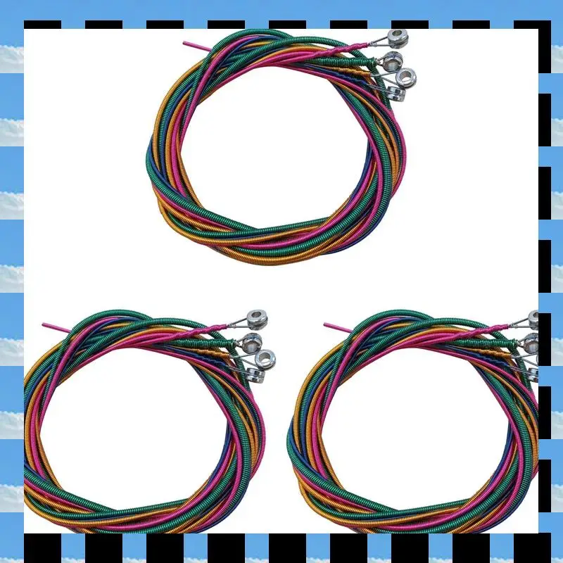 

ABME 12X Electric Bass Guitar Strings 1.2M Steel Core Nickel Alloy Winding 4-String Set Instrument Replacement Accessory