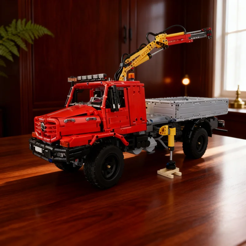 

4073pcs MOC Mercedesesed Benz Zetros Technical Model Building Blocks DIY Gift Creative Collectible Display Decor Premium Adult