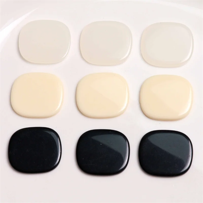 

Новый стиль, 100 шт./лот, цветной принт, геометрическая форма, смоляные кабошоны, бусины «сделай сам», ювелирные изделия, аксессуары для волос