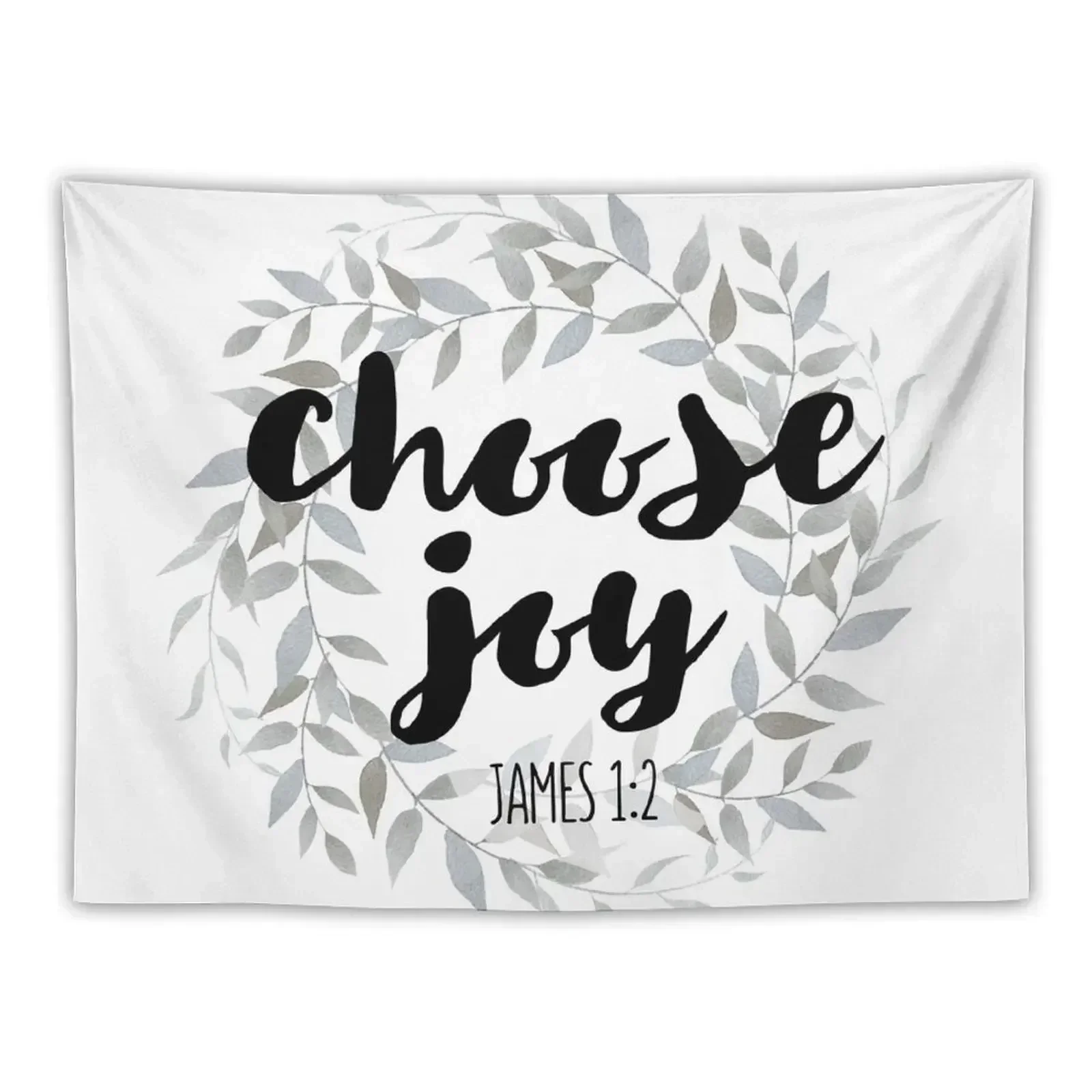 

Christian Quote - Choose Joy Tapestry Carpet Wall Aesthetic Room Decor Korean Home Decor Accessories Tapestry