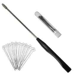 For Lab Culture Mycology Mycelium Agar Plate Inoculation Loop With Nichrome Rings Efficient Tools For Sample Transfer