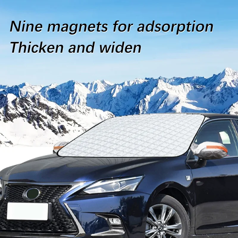 

Magnetic Car Windshield Snow Cover Winter Ice-Frost Guard Sun Shade Protector For Lexus CT 2011-2022 Exterior Accessories