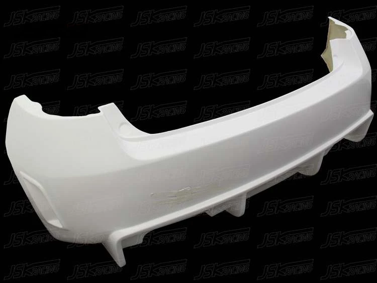JSK STYLE GLASS FIBER FRP REAR BUMPER for 2008-2011 SUBARU IMPREZA 10 STI GRB