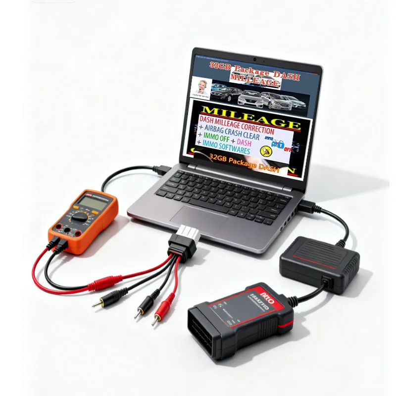 

2025 hot Full Software Pack total 32GB Mileage Correction Airbag Crash Clear IMMO off Dash & IMMO Car Diagnostic Tools