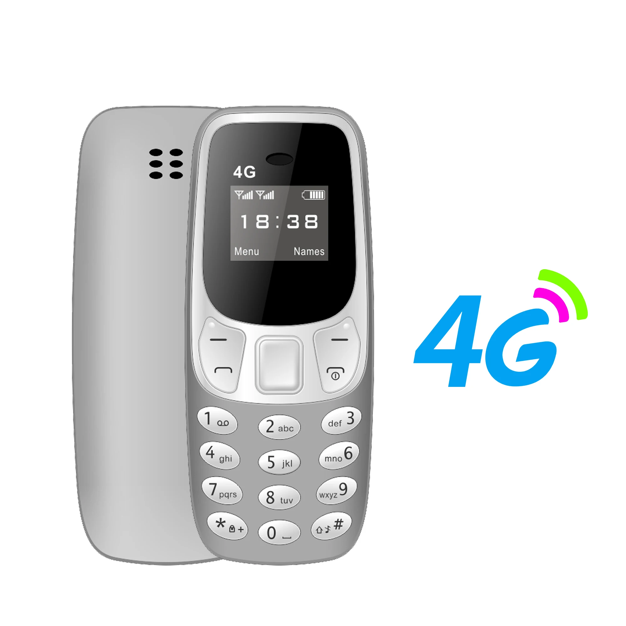 SERVO BM10 4G Mini-knopfunctie Telefoonsnelheidsknop Auto Call Recorder Blacklist 2 SIM Kleine mobiele telefoon Meertalig 2025 Nieuw - afbeelding 1