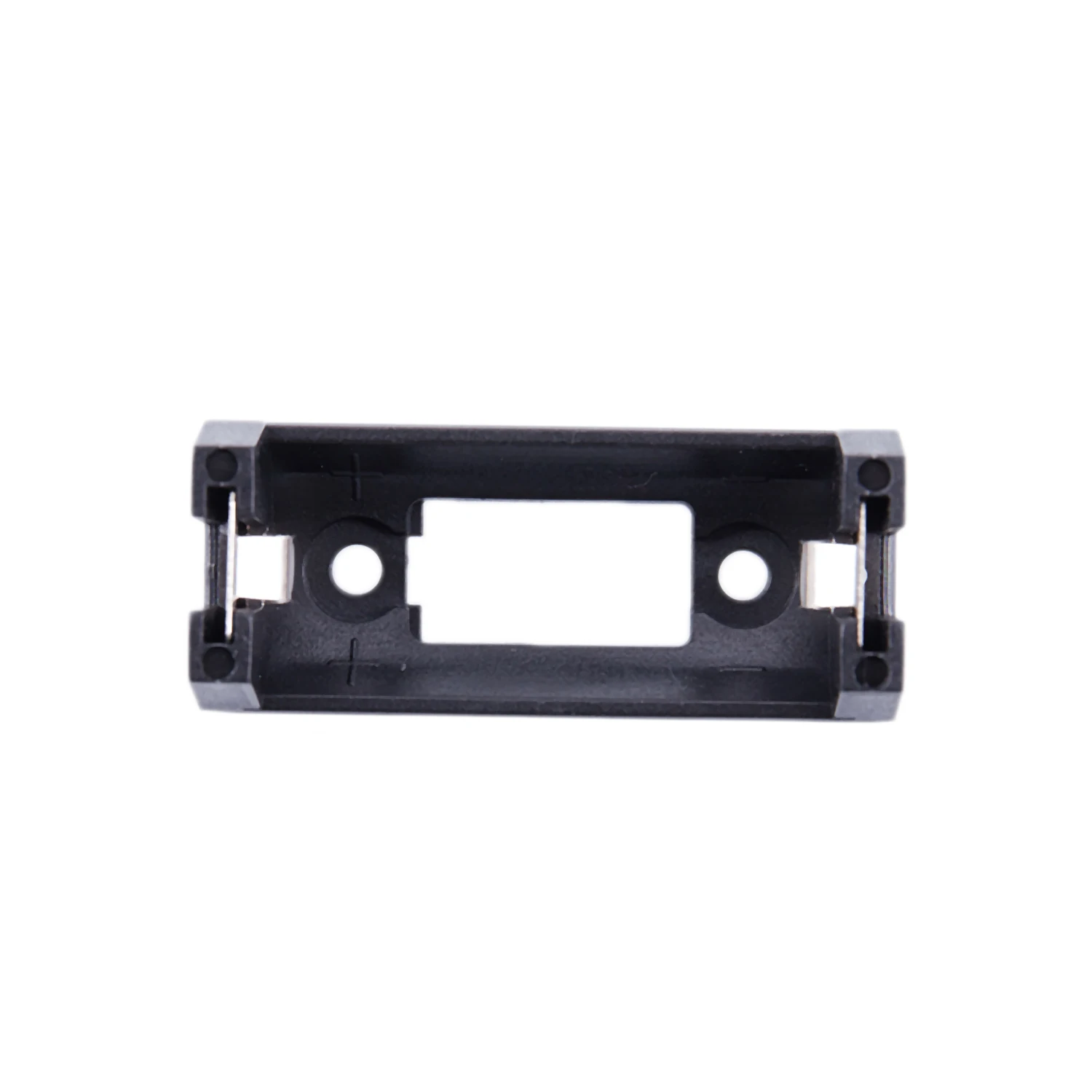 Plastic Shell 3V CR123A Button Cell Battery Sockets Holder Case Black