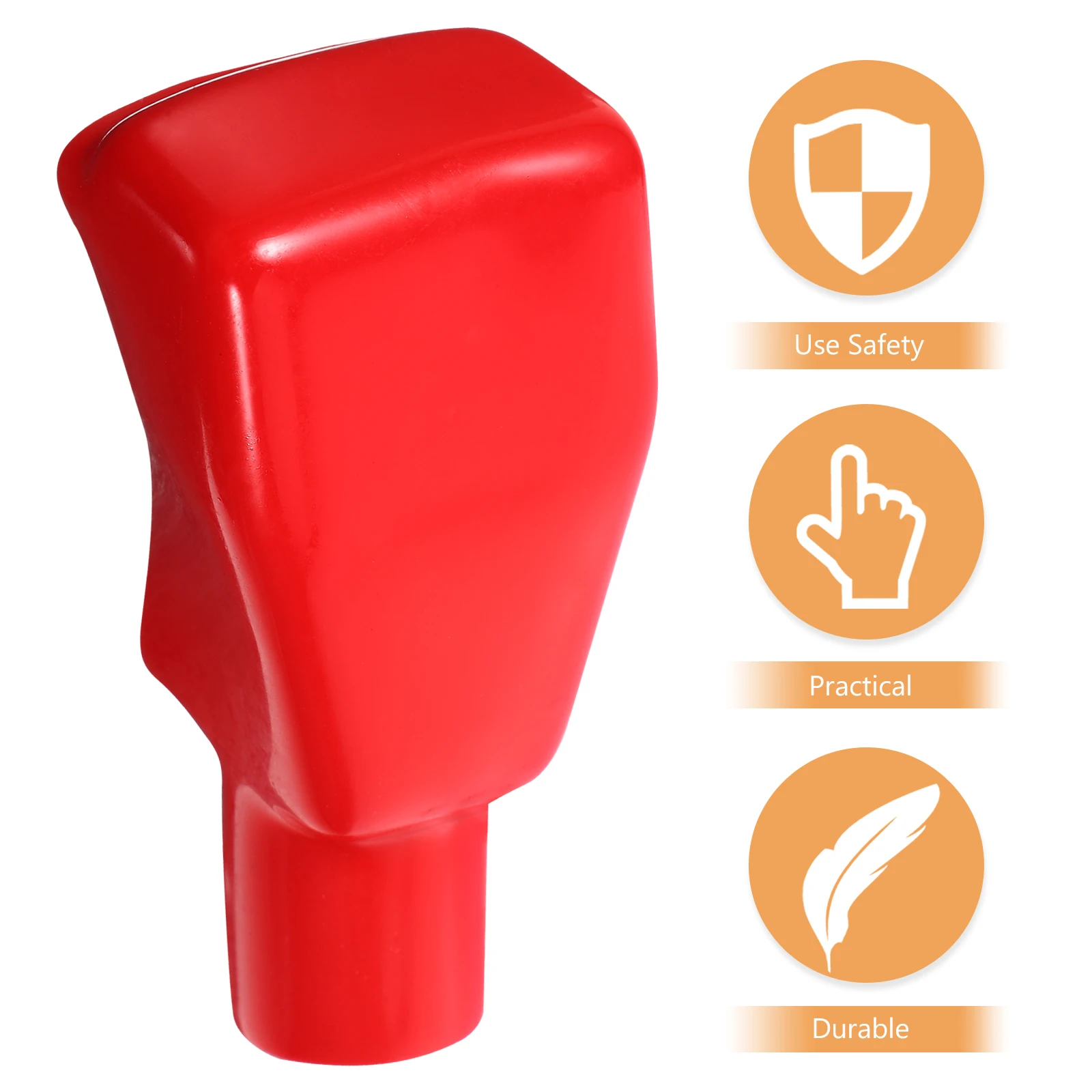 

Terminal Covers Red Protective Post Cap For Car Truck Motorcycle Flame Proof Dustproof Insulation Universal