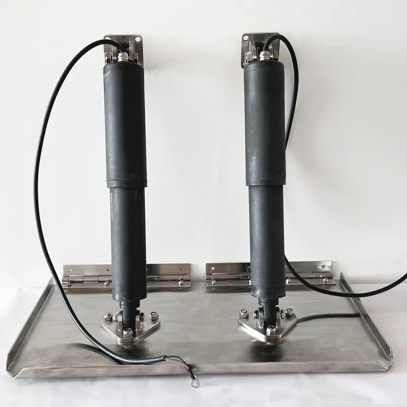 12V Electric Trim Tab Kit Marine Boat Trim System Stainless Steel Hydraulic Actuator for Fishing Yacht Sailboat Accessories