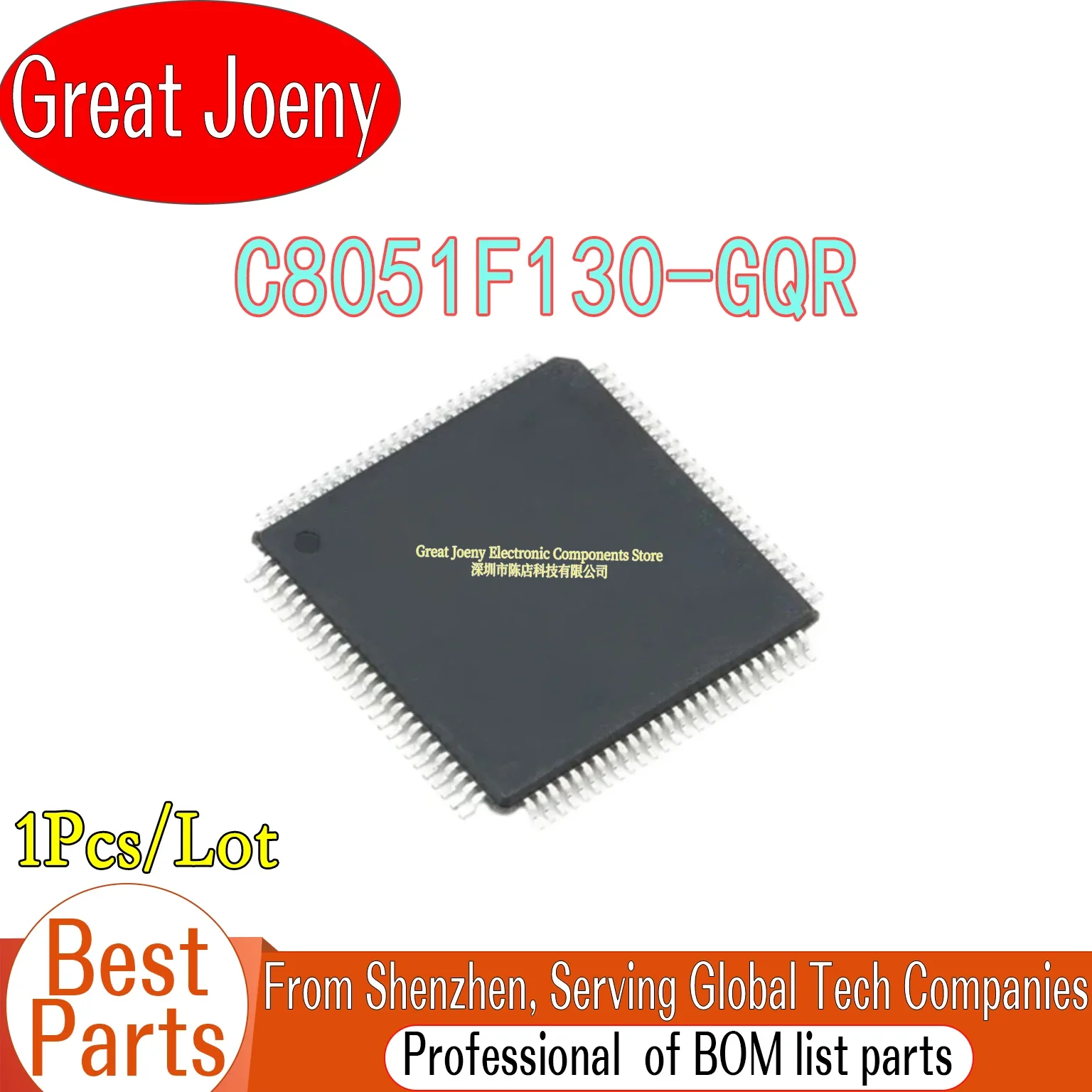 

C8051F130 C8051F130-GQR IC MCU Chip TQFP-100 Chipset Bulk Best Price