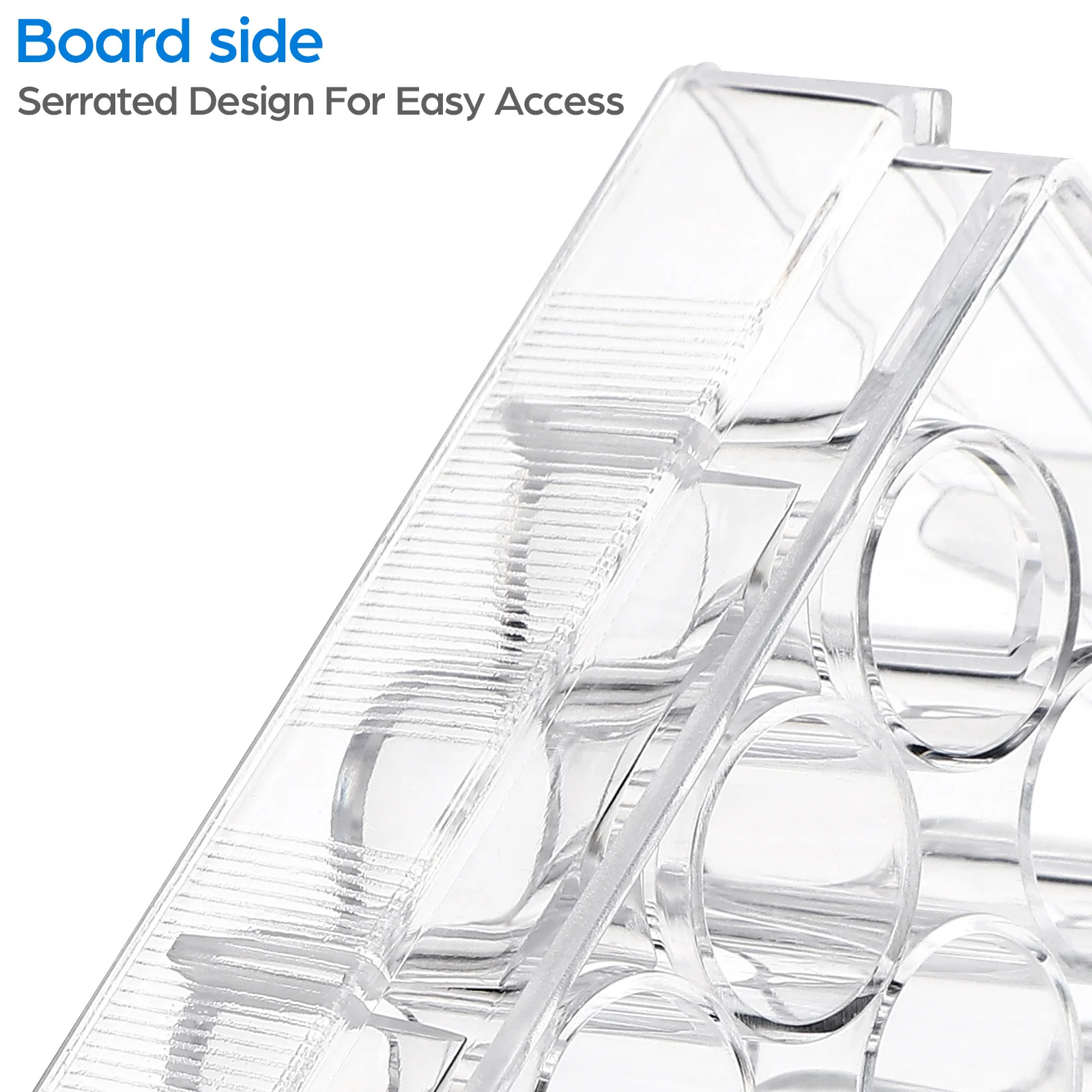 48 Well Cell Culture Plate Clear Plastic Tissue Culture Plates Nesting Raised Rim Lid for Lab Use Transparent Well Plate