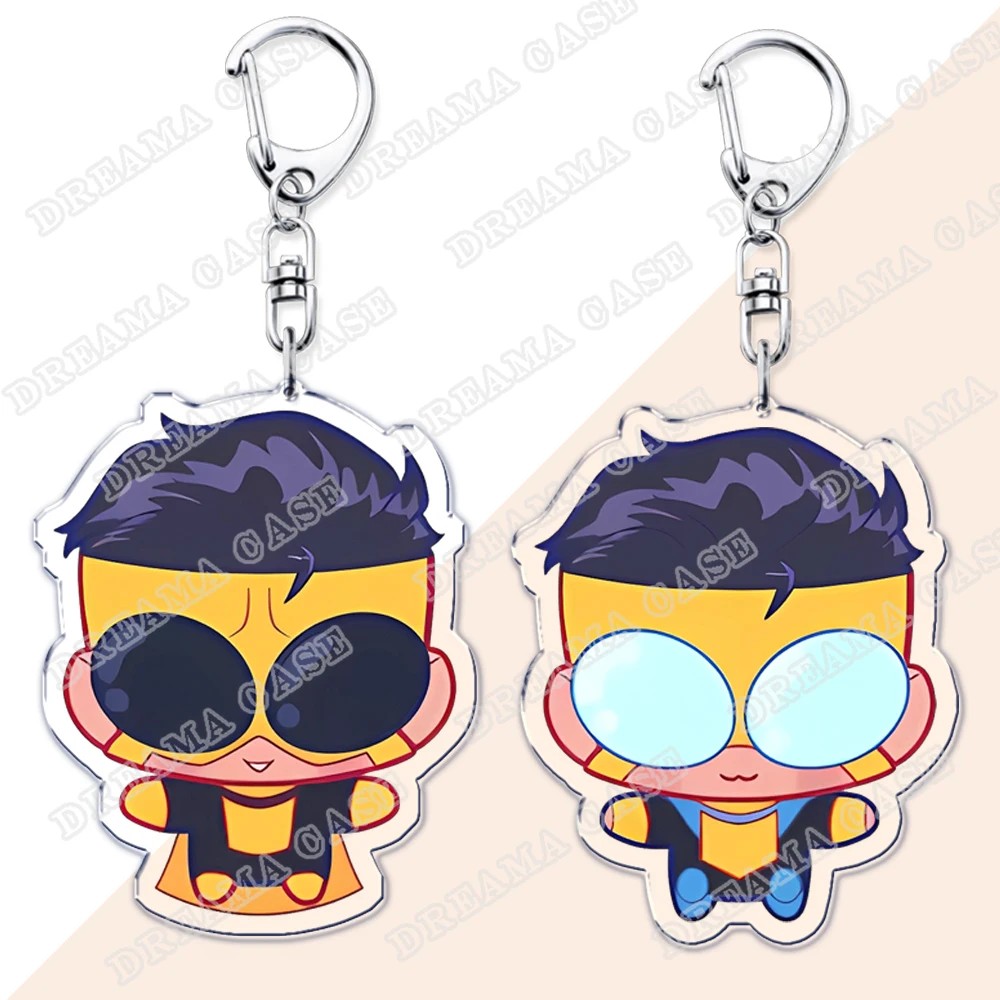 شعبية الكبار الرسوم المتحركة خارقة لا يقهر سلاسل المفاتيح ل اكسسوارات حقيبة أومني رجل Keyrings مجوهرات ألعاب المشجعين أصدقاء الهدايا