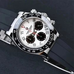 PAGANI DESIGN Men's Watches Top Brand Quartz Watch For Men Sapphire Glass 10Bar Waterproof Chronograph Clock Reloj Hombre 2023