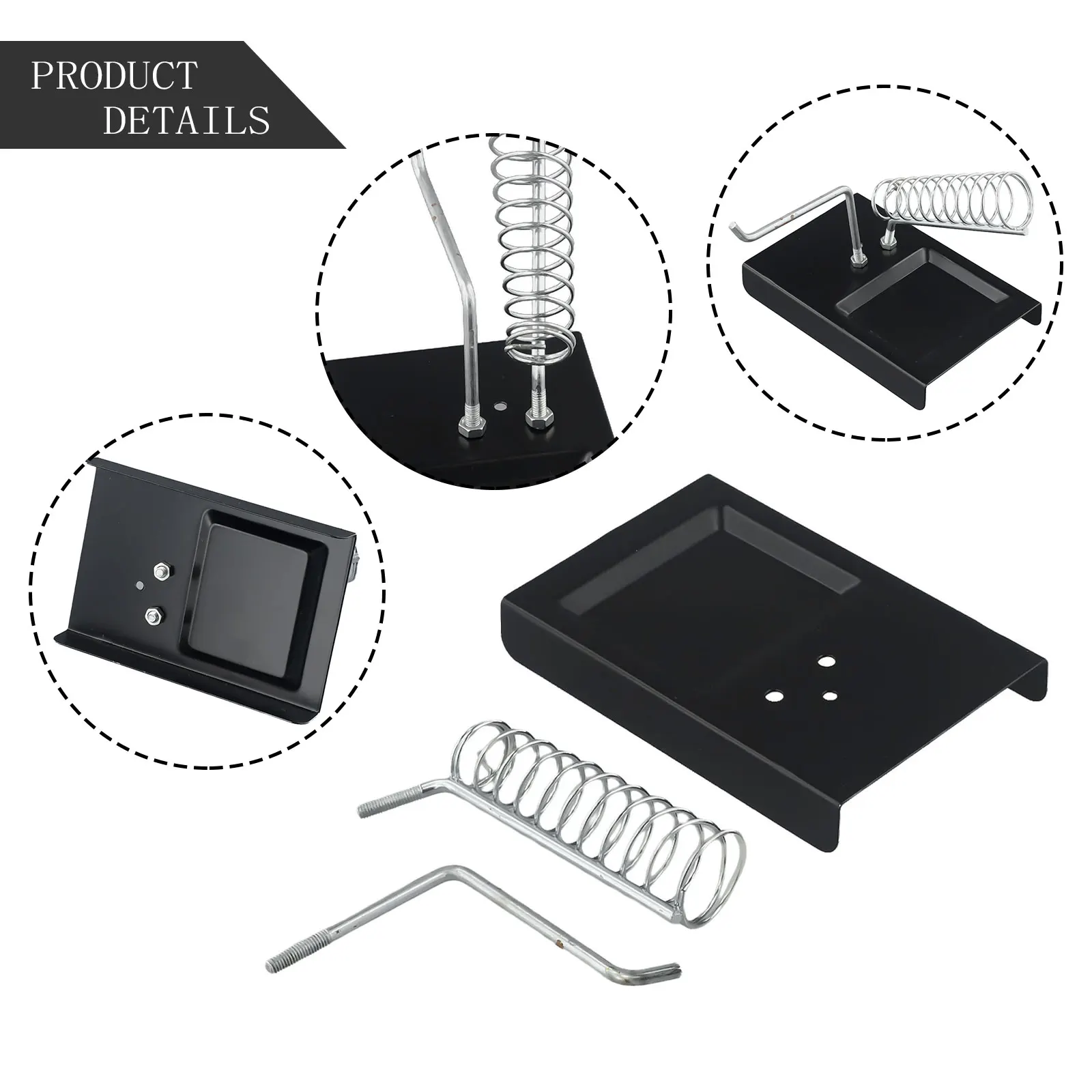 Home Office Shop Iron Stand Easy To Carry Extended Use High Temperatures Lightweight Modern Design Sturdy Metal