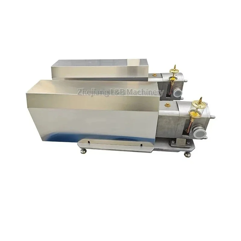 High Viscosity Gear Stainless Steel Sanitary Lobe Pump for Milk Chocolate Temperature Control