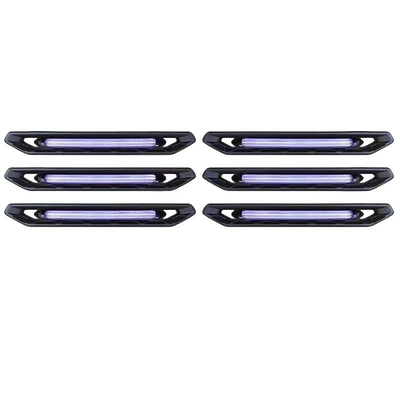 Blackened Luggage Rack Decorative Cover with Lights Fit for JETOUR Traveler T2 2023 2024 Modified Luggage Rack Trim Accessories