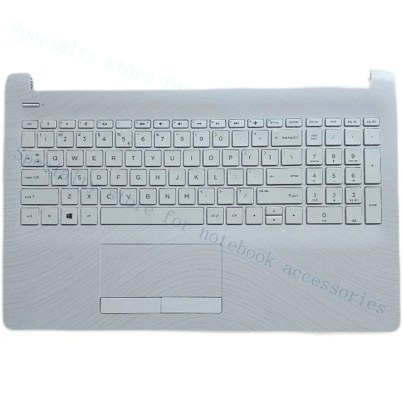 

A+ FOR HP 15-BS 15-BW 15-BU 925009-001 Laptop C Shell Keyboard Touchpad White