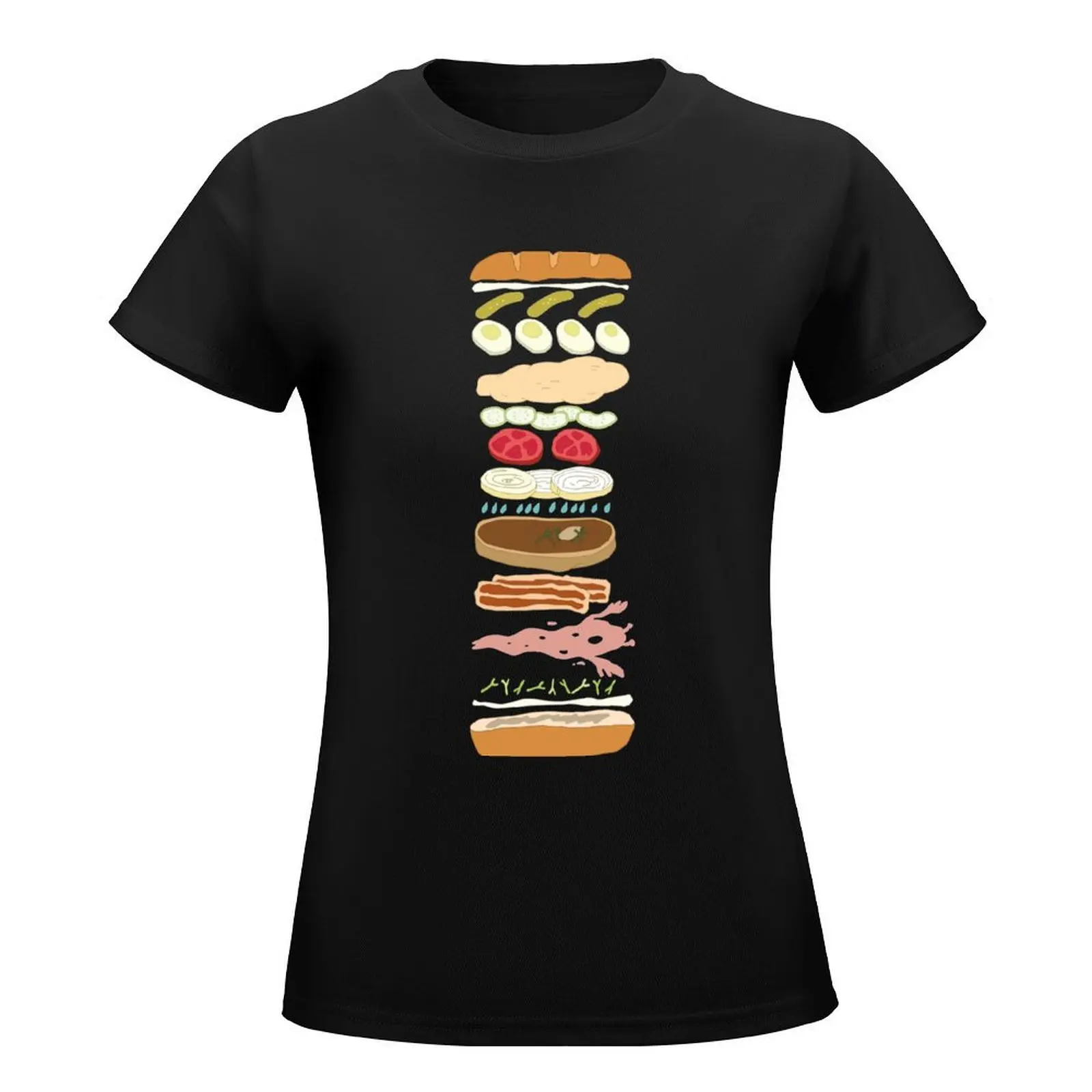 Jake's Perfect Sandwich T-Shirt new edition customizeds vintage sports fans spring clothes Women 2024