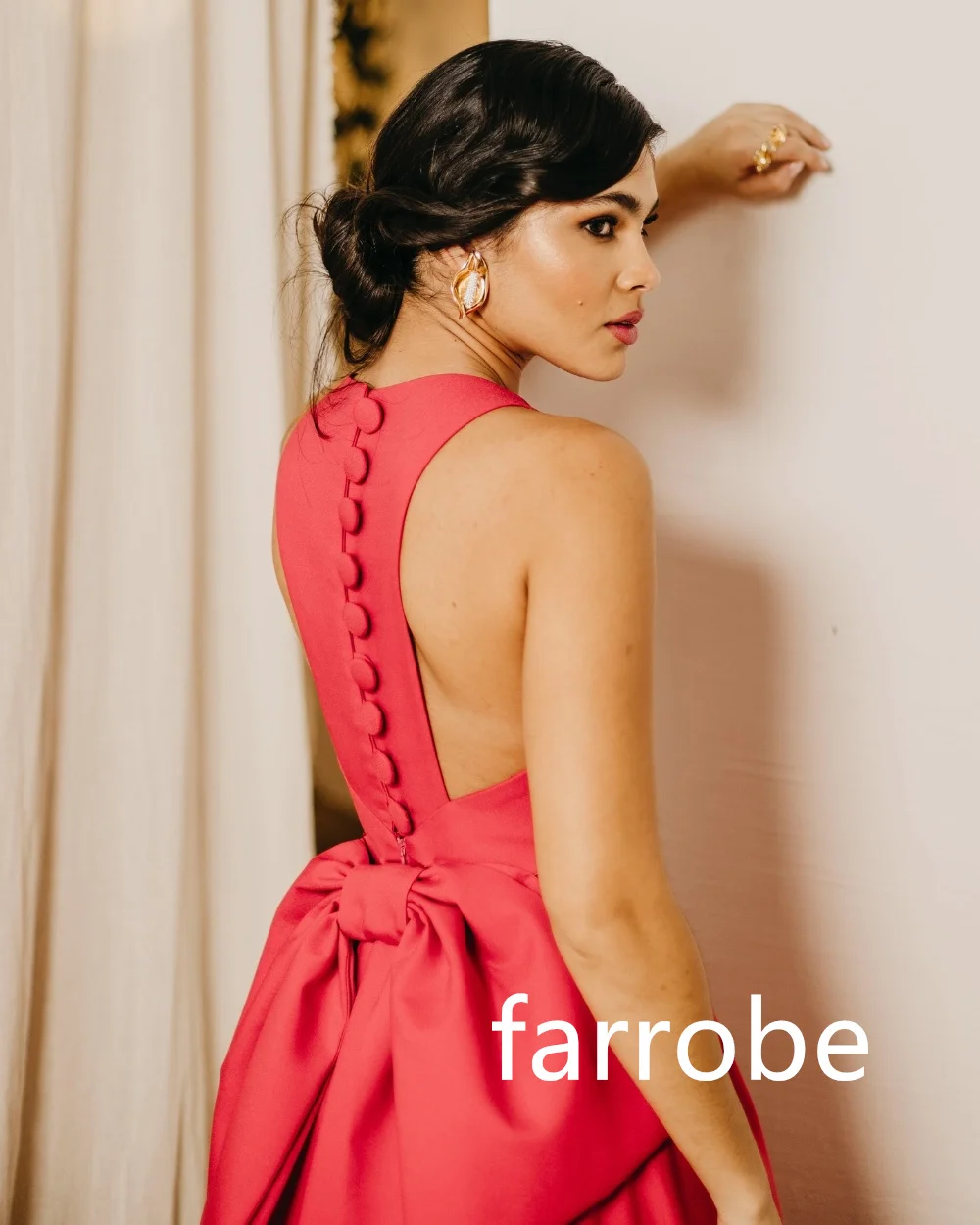 Dostosowane seksowne sukienki midi z dżerseju w kształcie litery A z dekoltem w kształcie litery "o" Suknie balowe Klasyczny wykwintny nowoczesny styl Pastrol unisex w stylu chińskim