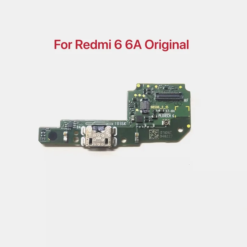 USB Power Charging Port Connector Board Parts Flex Cable With Mic Microphone For Xiaomi Redmi 5A 4A 4X 3 3S 6 6A