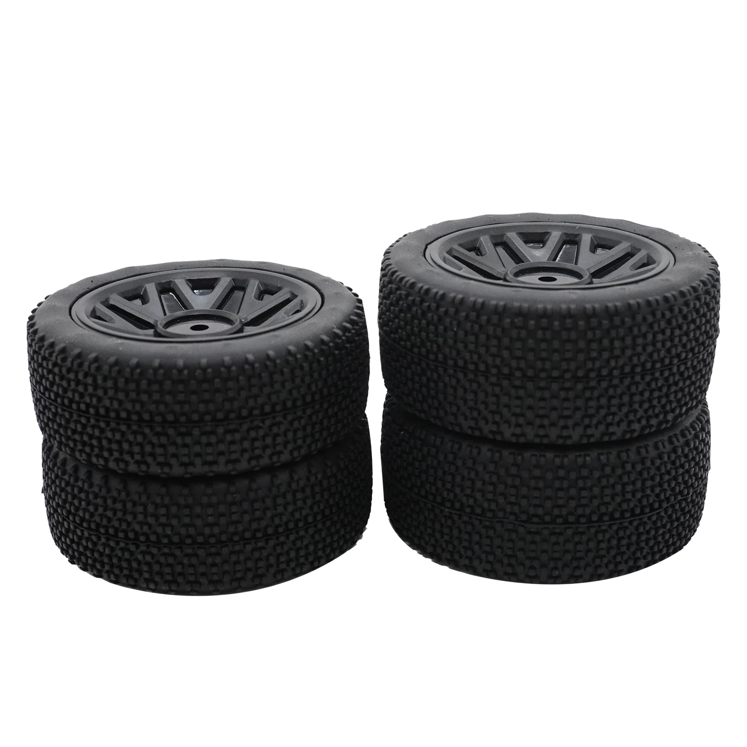 Upgrade RC Car Wheels and Tires 72mm Skidproof Tyres for Wltoys XK 144001 124018 124019 124017 124016 1/12 1/14 RC Off-Road Car