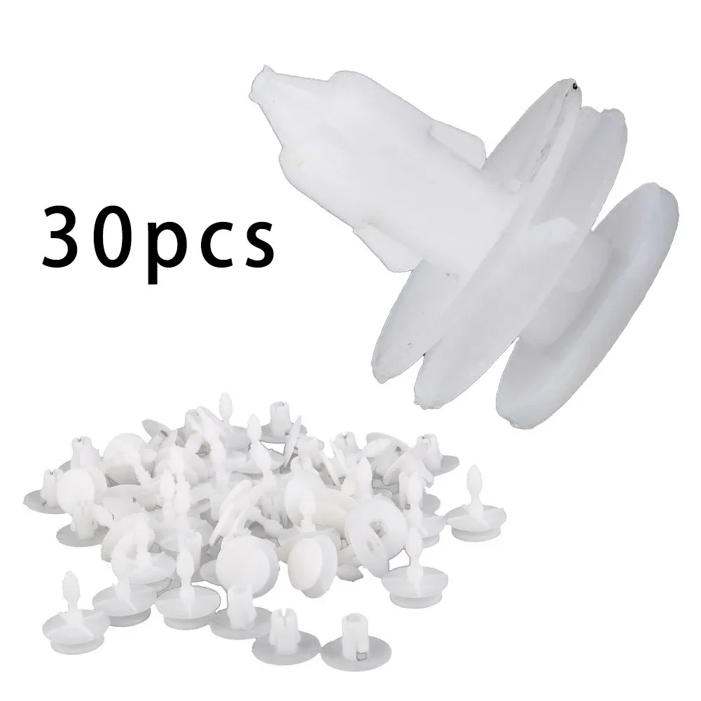 30pc Door Panel Clips Retainer Fastener 6505539-AA For Jeep for Grand for Cherokee Push Type Clips Door Panel Clips for Chrysler