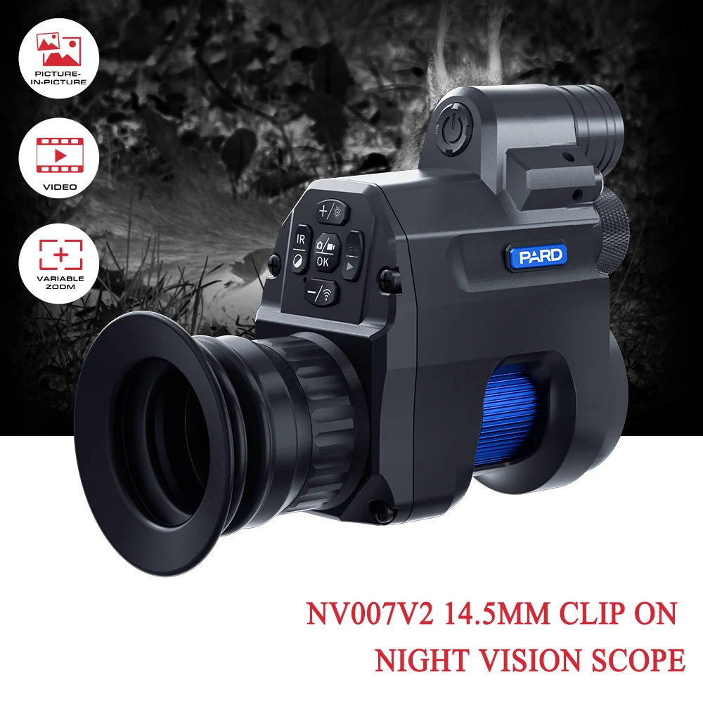 PARD NV007V2 Night Vision Clip on Monocular Hunting Camera Optic for Outdoor WIFI APP