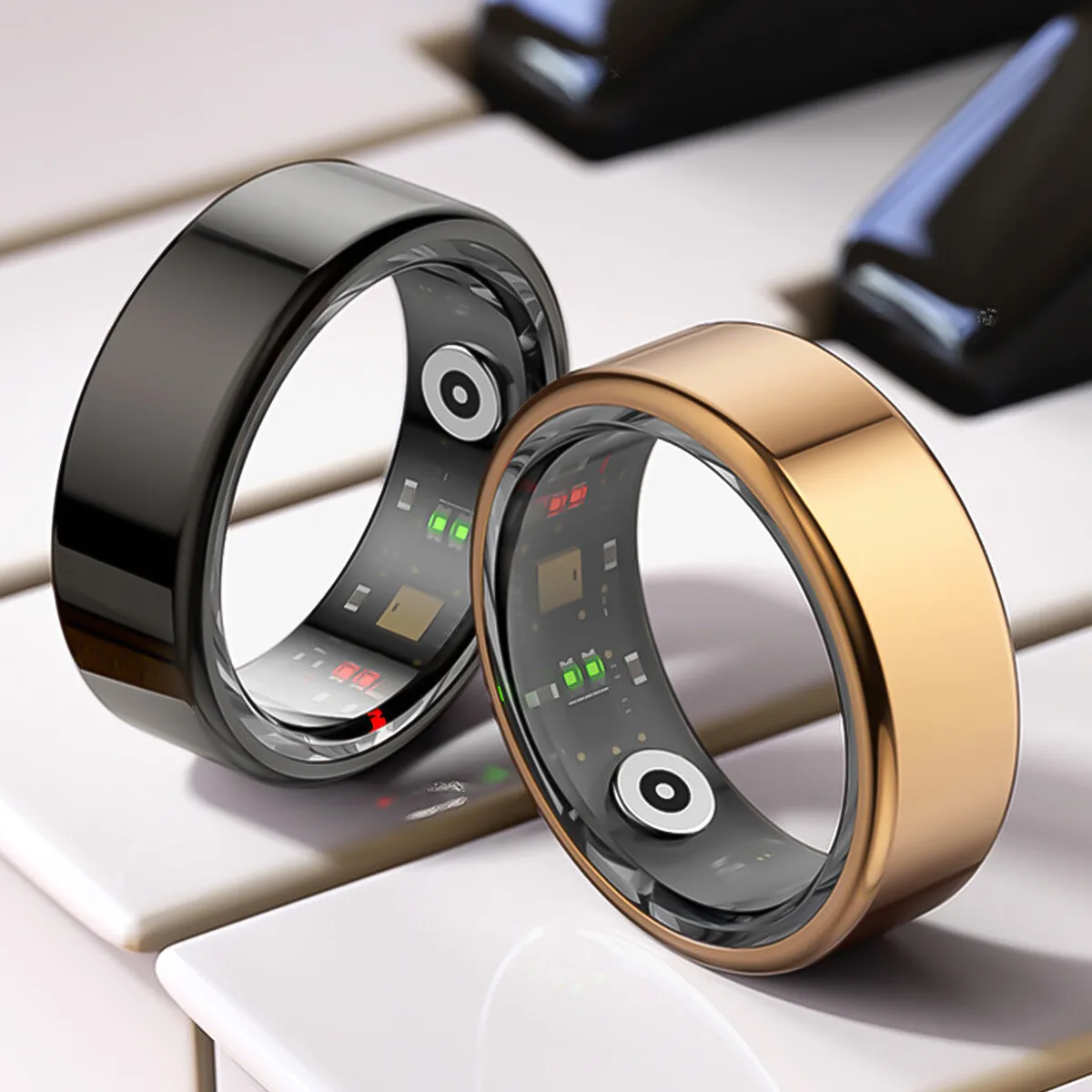 

Смарт-кольцо R06 для мужчин и женщин, монитор здоровья, IP68, водонепроницаемое мужское умное кольцо с фитнес-отслеживанием, несколько спортивных режимов