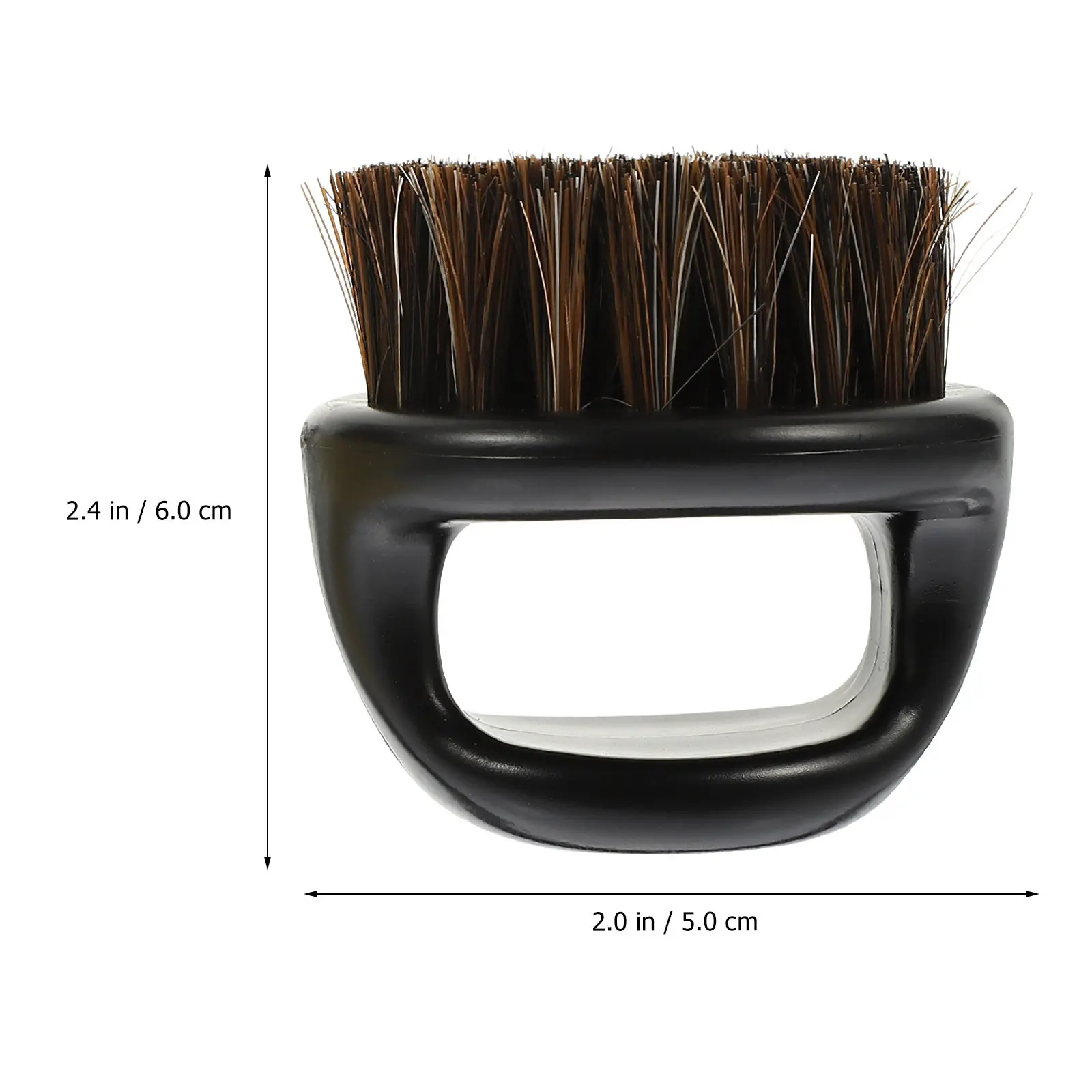 2Pcs Beard Brush Men Grooming Brush Broken Hair Cleaning Multi-Function Handheld Exfoliating Comb for Itch Relief and Growth