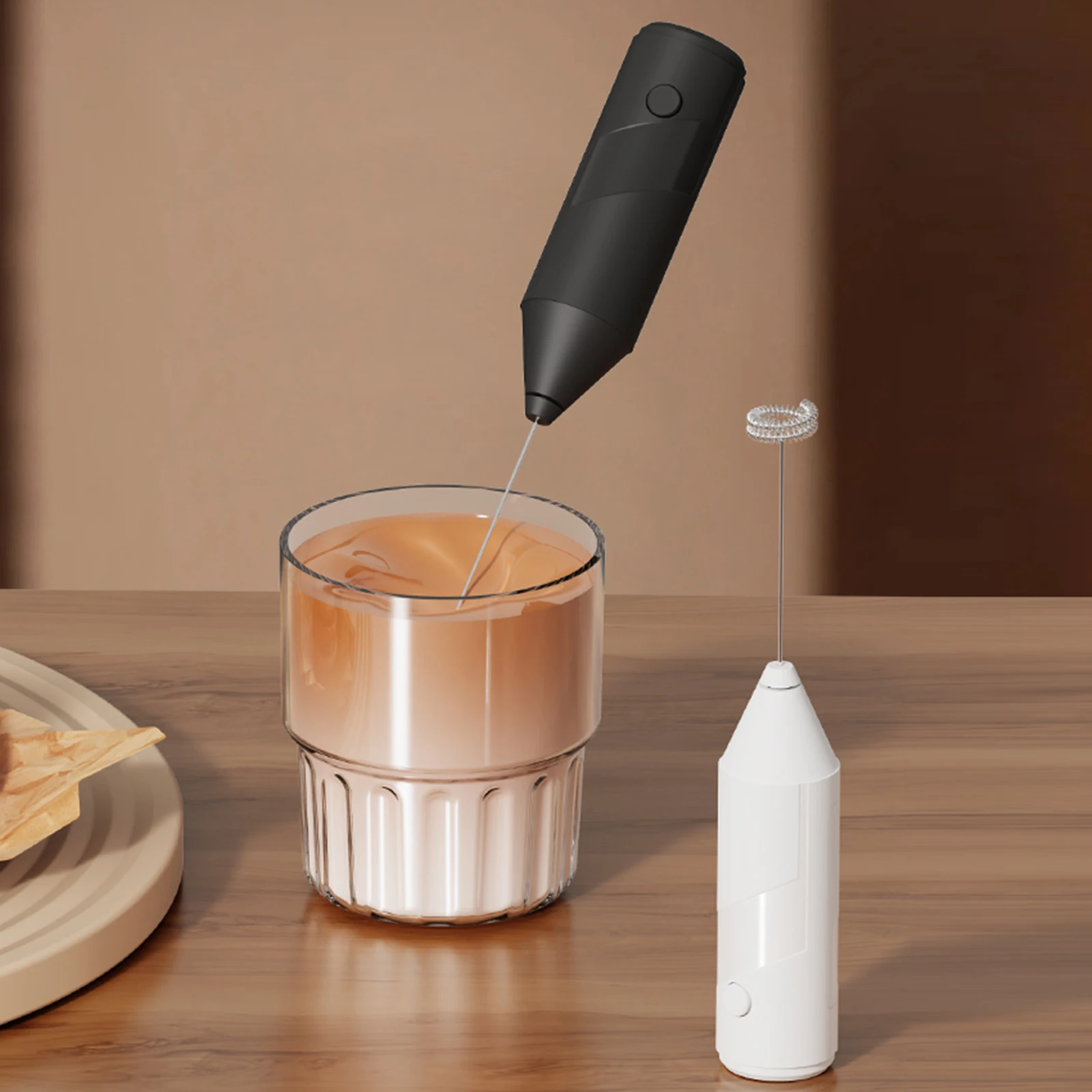휴대용 전기 우유 거품기 라떼 커피 카푸치노 프라페 말차용 기능 계란 거품기 음료 믹서
