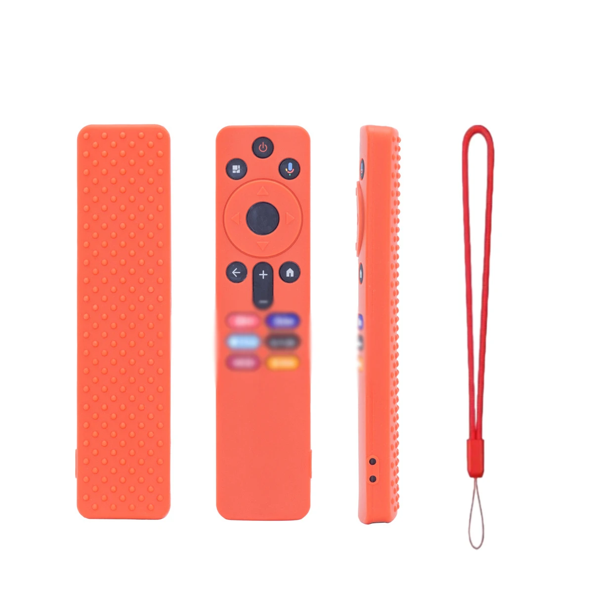 For XIAOMI XMRX N5 for tv Remote Silicone Cover Lightweight 21g with Luminous Effect and Accurate Cutout Design 16.5x4x1cm