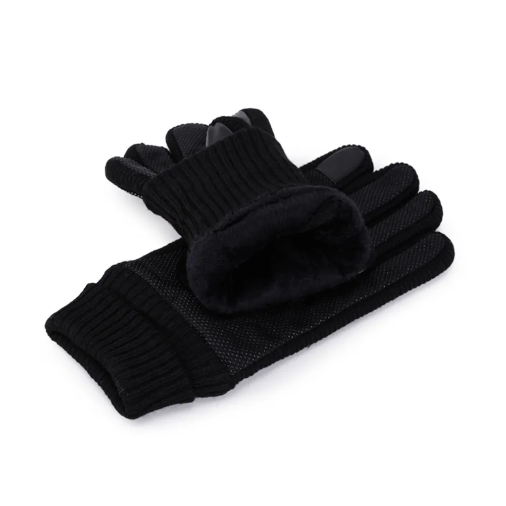 

1Pair Winter Windproof Gloves Warm Thermal Breathable Fit All Sizes Touchscreen Compatible for Outdoor Sports Skiing
