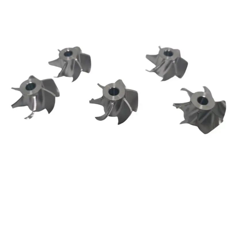 

Five-axis CNC linkage machining, boat propeller, aluminum alloy brass parts, mechanical pipe material