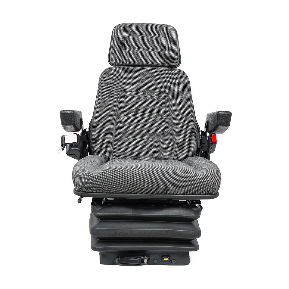 Agricultural Equipment Seats Mini Leather Forklift Seat Mechanical Suspension Seat