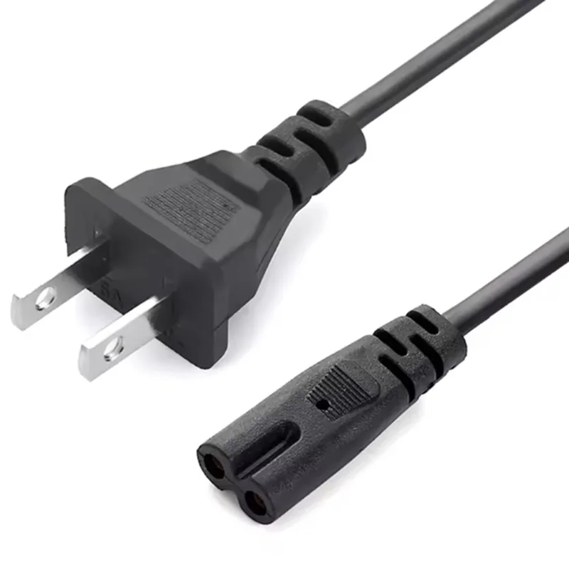 EU Plug 2pin IEC320 C7 US Power Cable Power Extension Cord For Dell Laptop Charger Canon Epson Printer Radio Speaker PS4 XBOX view 6