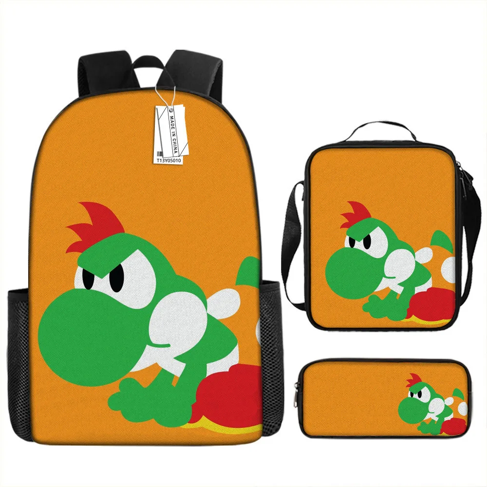

Hip Hop Youthful Novelty Funny dinosaur 3D Print 3pcs/Set Student Travel bags Laptop Daypack Backpack Lunch Bag Pencil Case