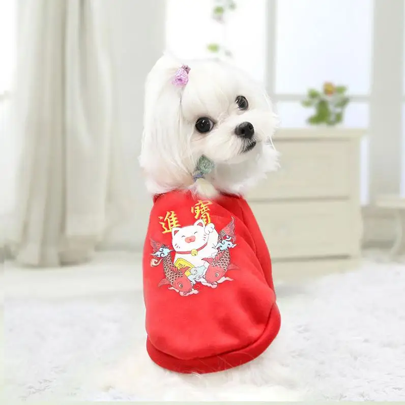 Pet Warm Coat Solid Color Dress Up Clothes Pet Supplies Photo Props For Small Medium Dogs Cats