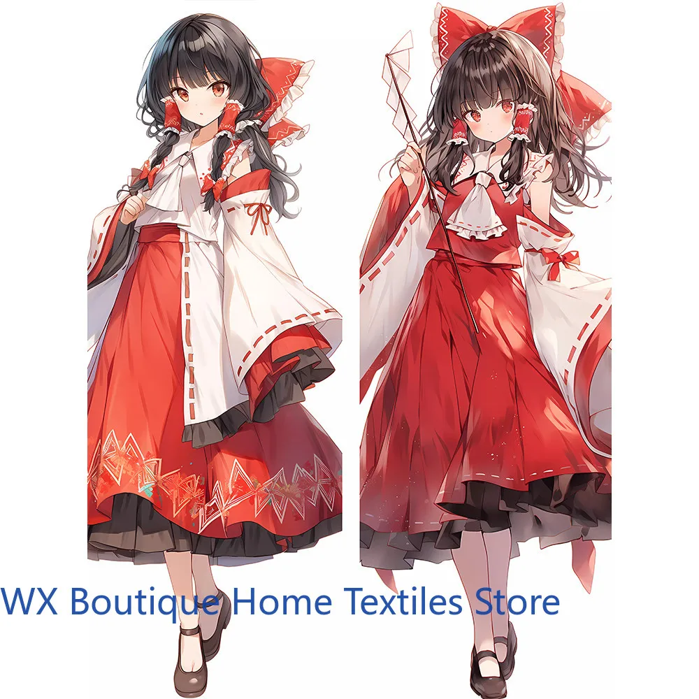 

Dakimakura Anime Body Pillow Cover for Reimu Hakurei Double-Sided Pillow Case