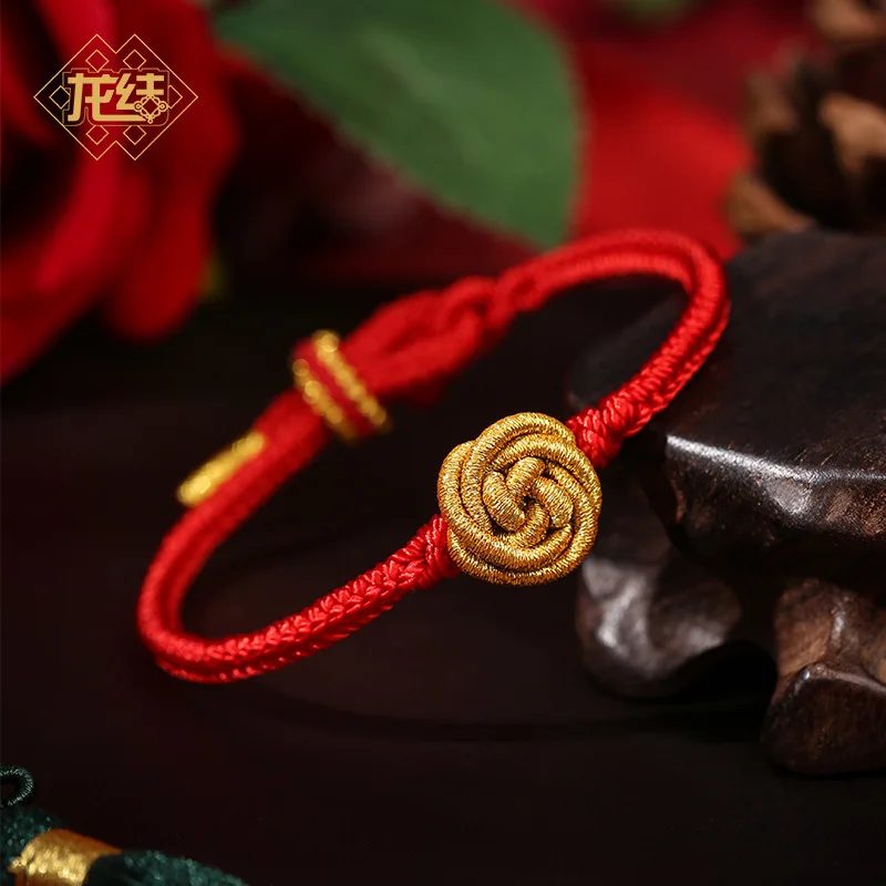 

Dragon Knot Handmade Rose Bracelet Valentine s Day Hand Rope Gift For Girlfriend New Product Design Holiday Gifts