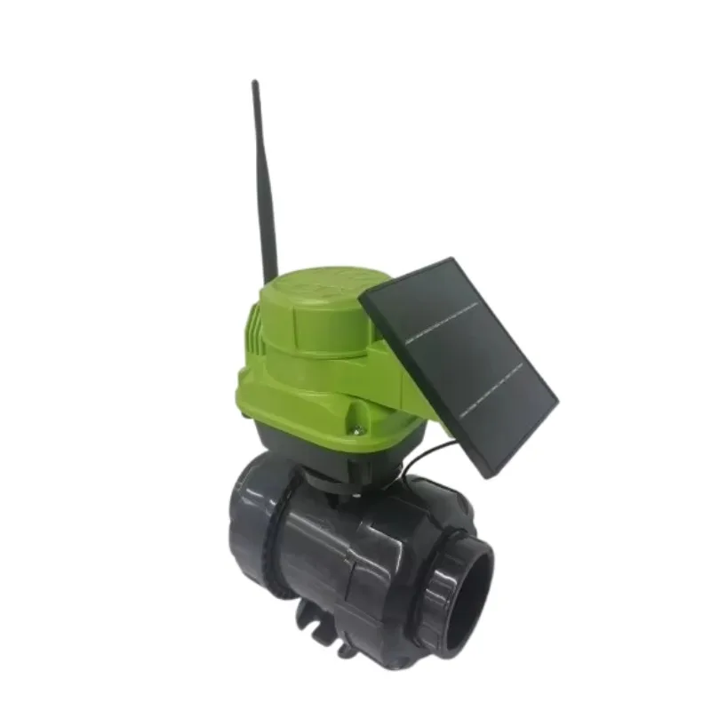 

Уникальный 2-ходовой DN50 2 "3" 4 "OPVC беспроводной интеллектуальный моторизованный шаровой кран с батареей 4G 4000 мАч электрический привод для орошения S