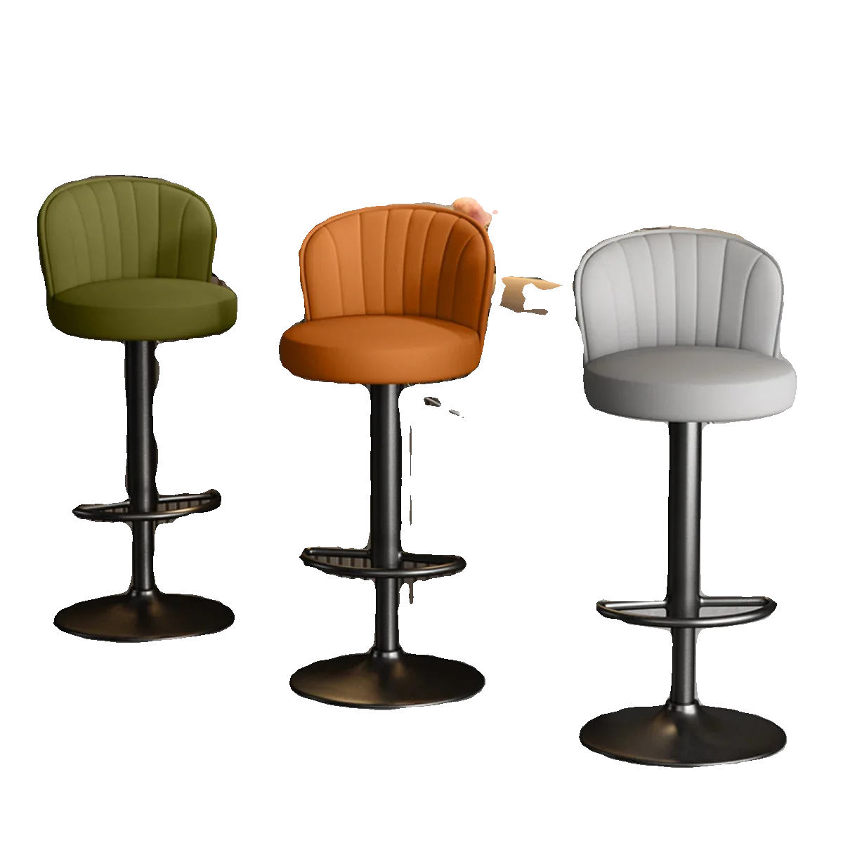 

Дизайнерский серебряный барный стул, металлический стильный черный барный стул, регулируемая кухонная мебель Sillas Para Barra De Cocina