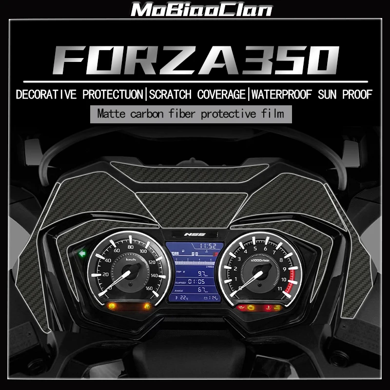 

For Nss350 Forza 350 2023 modified Motorcycle sticker protective film 3D sticker carbon fiber protective film ﻿