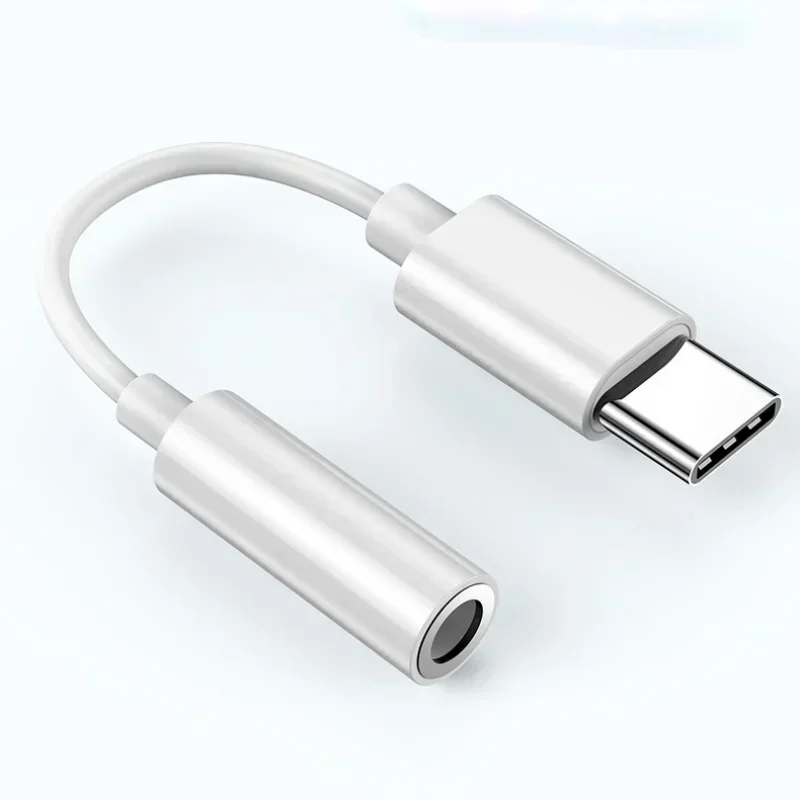 1pcs USB Type C To 3.5mm Jack OTG Adapter Earphone Headphone Audio Aux Cable For Xiaomi Huawei Oneplus PC Hardware Cables &