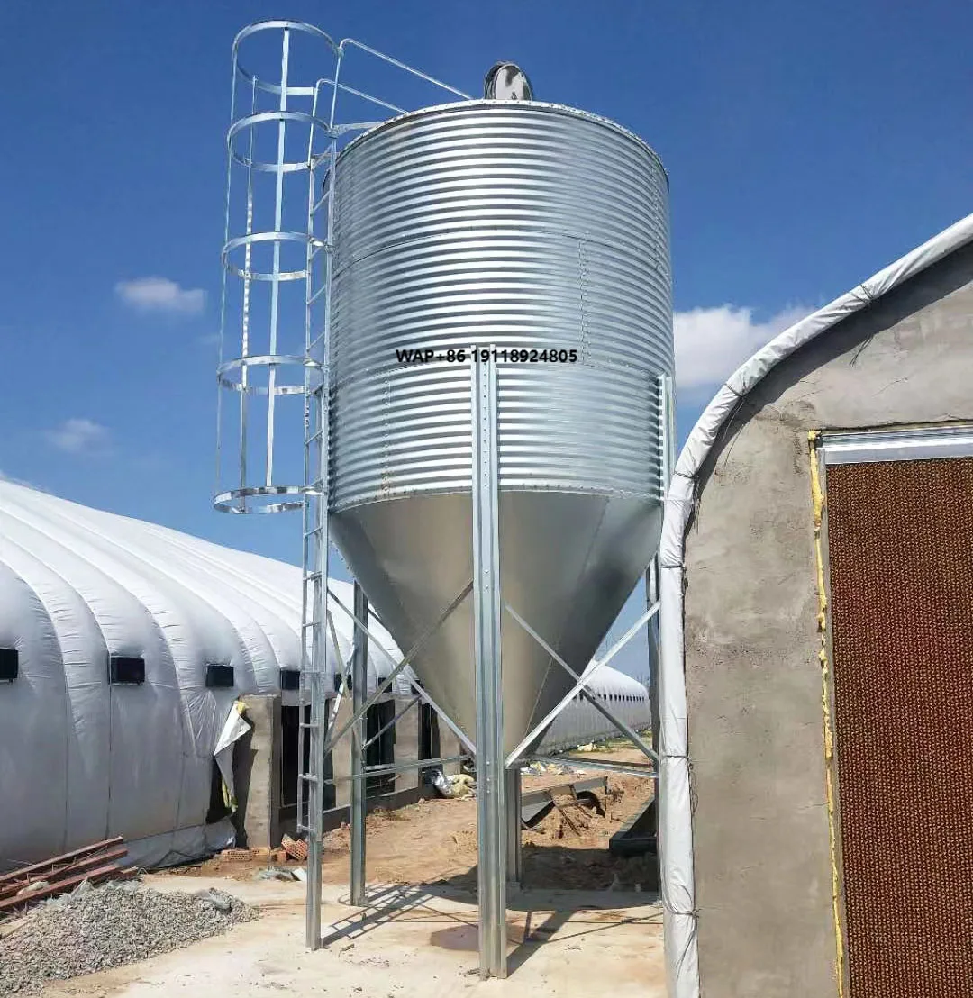 

Chicken Feed Silo Pig Fodder Storage Bins Poultry Forage Storage Tower