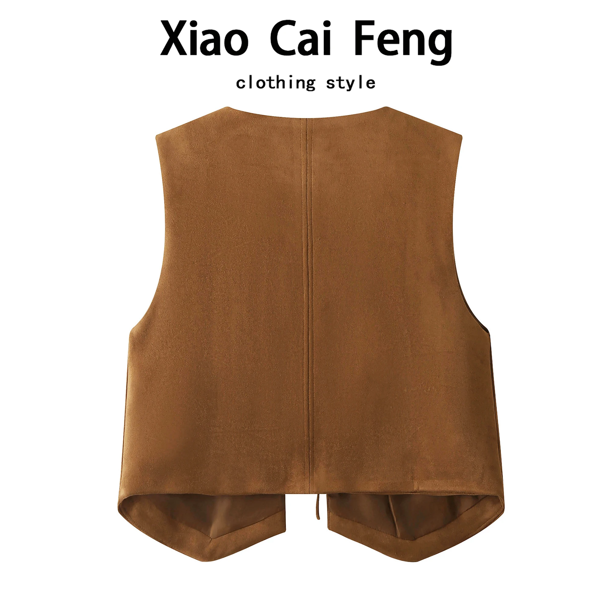 n المطرزة الغزلان الجلد المخملية سترة المرأة ربيع الخريف V-ne مربوط التخسيس طبقات أعلى عطلة Sle العصرية #2