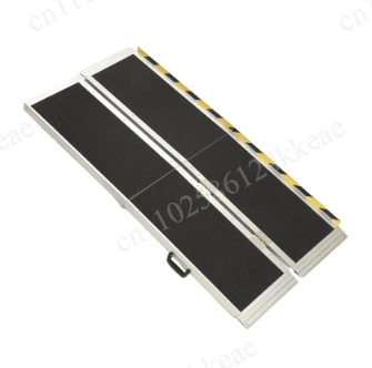 Portable Aluminum Folding Ramp, 600Lbs Capacity, 6'L × 29 