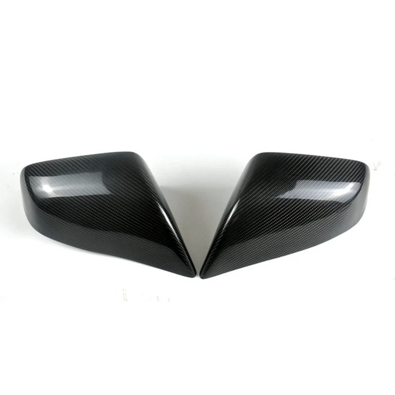 

1Pair For Tesla Model S Carbon Fiber Retrofit Carbon Fiber Mirror Housing Adhesive Parts Accessories